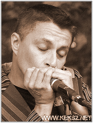 Szabó Tamás on the harmonica